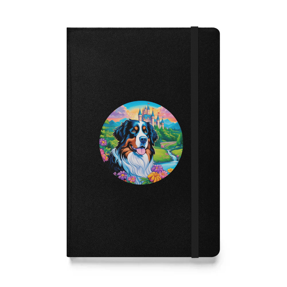 PugMug Custom Bernese Mountain Dog Hardcover Bound Notebook