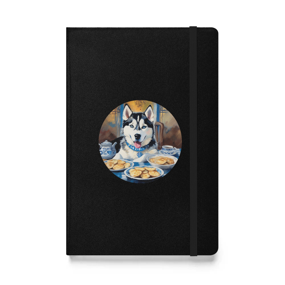 PugMug Custom Siberian Husky Hardcover Bound Notebook