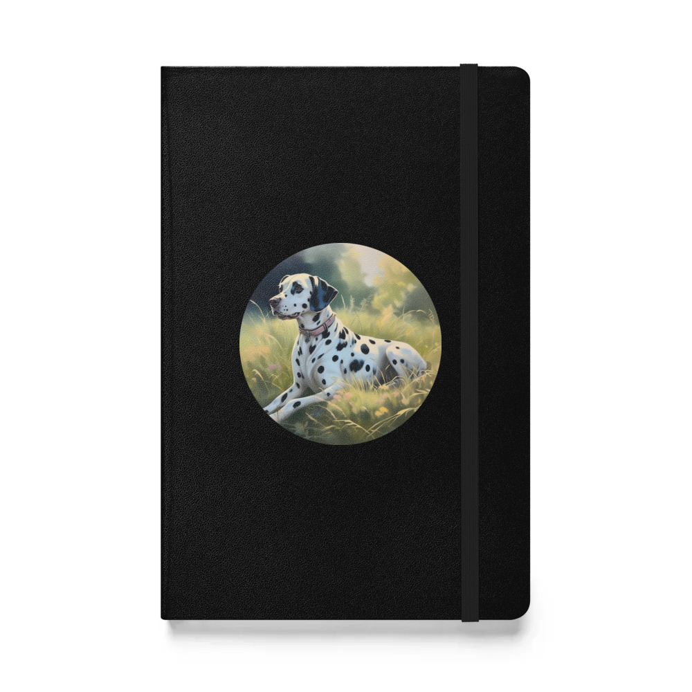PugMug Custom Dalmatian Hardcover Bound Notebook
