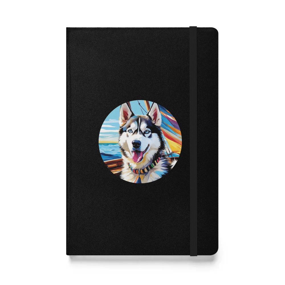 PugMug Custom Siberian Husky Hardcover Bound Notebook