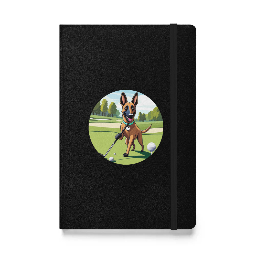 PugMug Custom Belgian Malinois Hardcover Bound Notebook