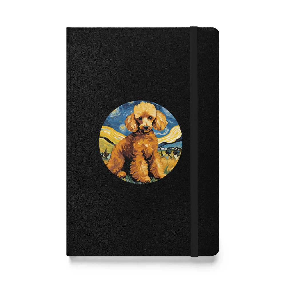 PugMug Custom Tan Poodle Hardcover Bound Notebook