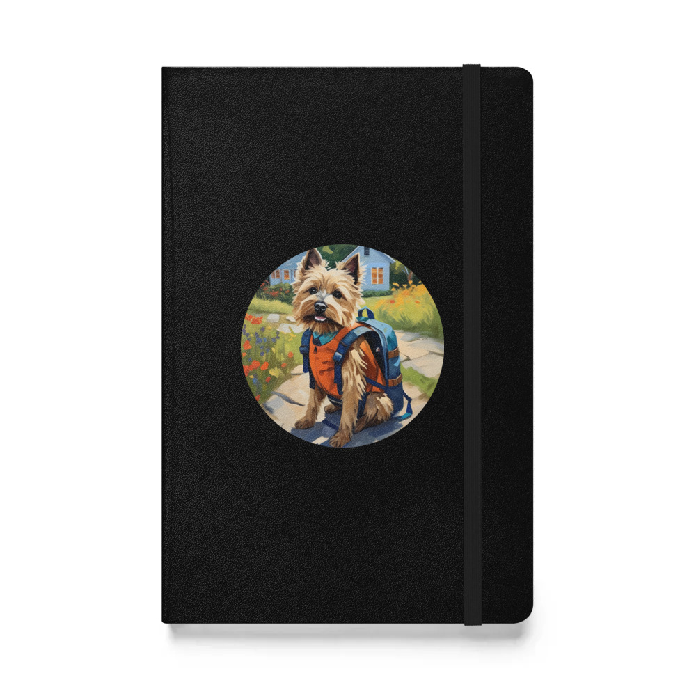 PugMug Custom Cairn Terrier Hardcover Bound Notebook