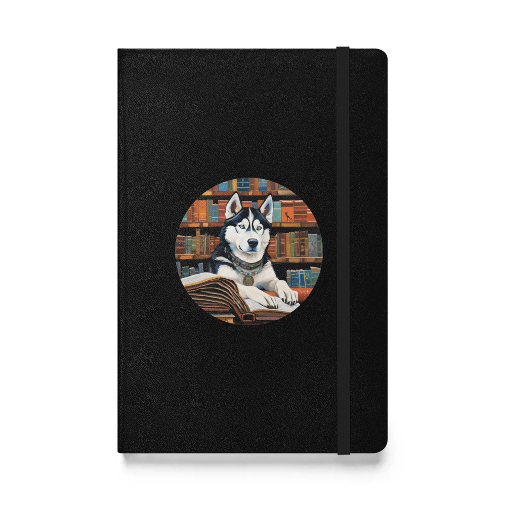 PugMug Custom Siberian Husky Hardcover Bound Notebook