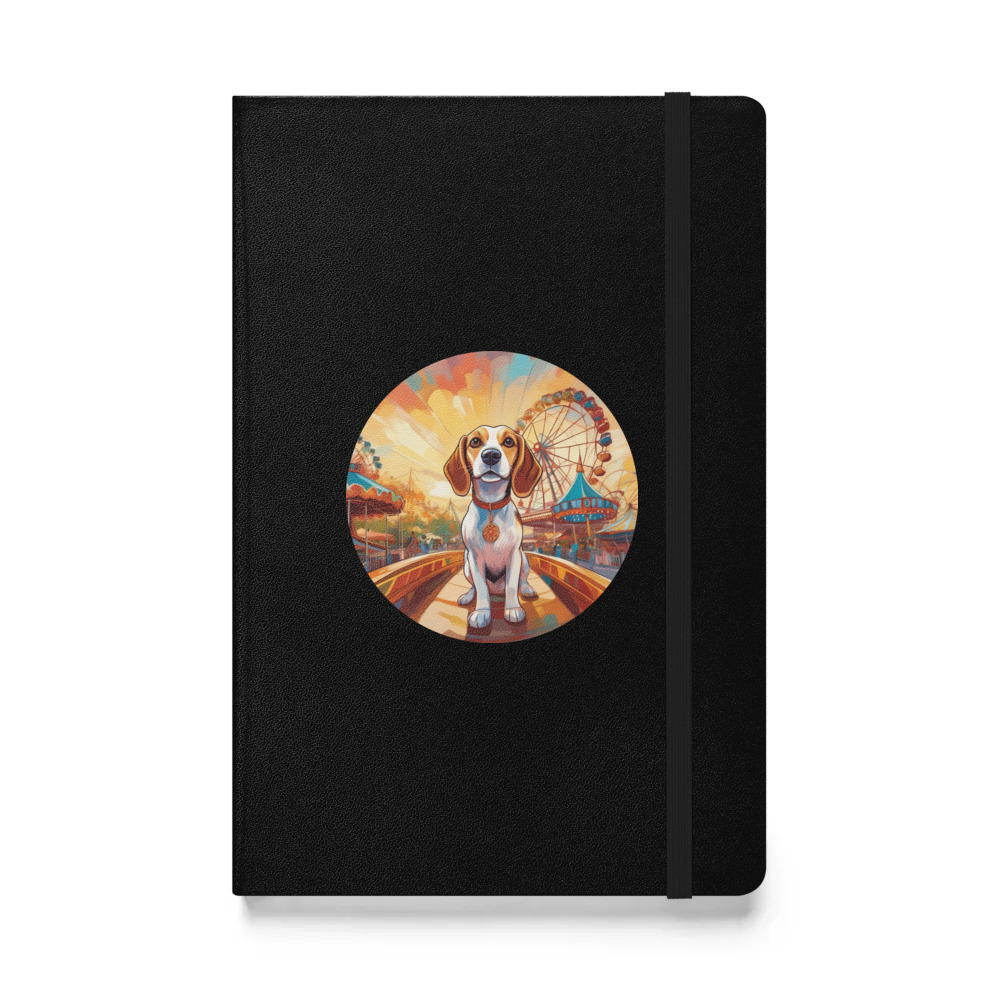 PugMug Custom Beagle Hardcover Bound Notebook
