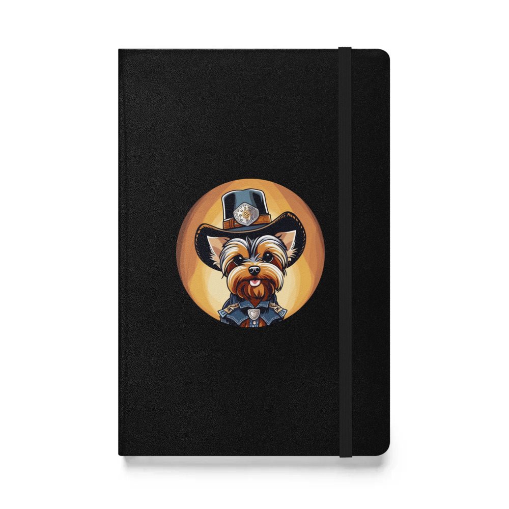 PugMug Custom Yorkshire Terrier Hardcover Bound Notebook