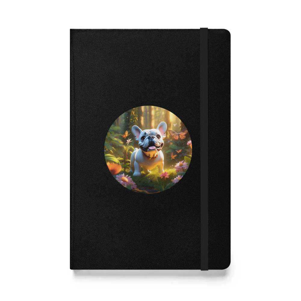 PugMug Custom Bulldog Hardcover Bound Notebook