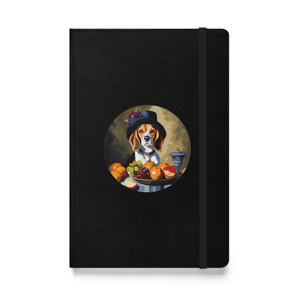 PugMug Custom Beagle Hardcover Bound Notebook