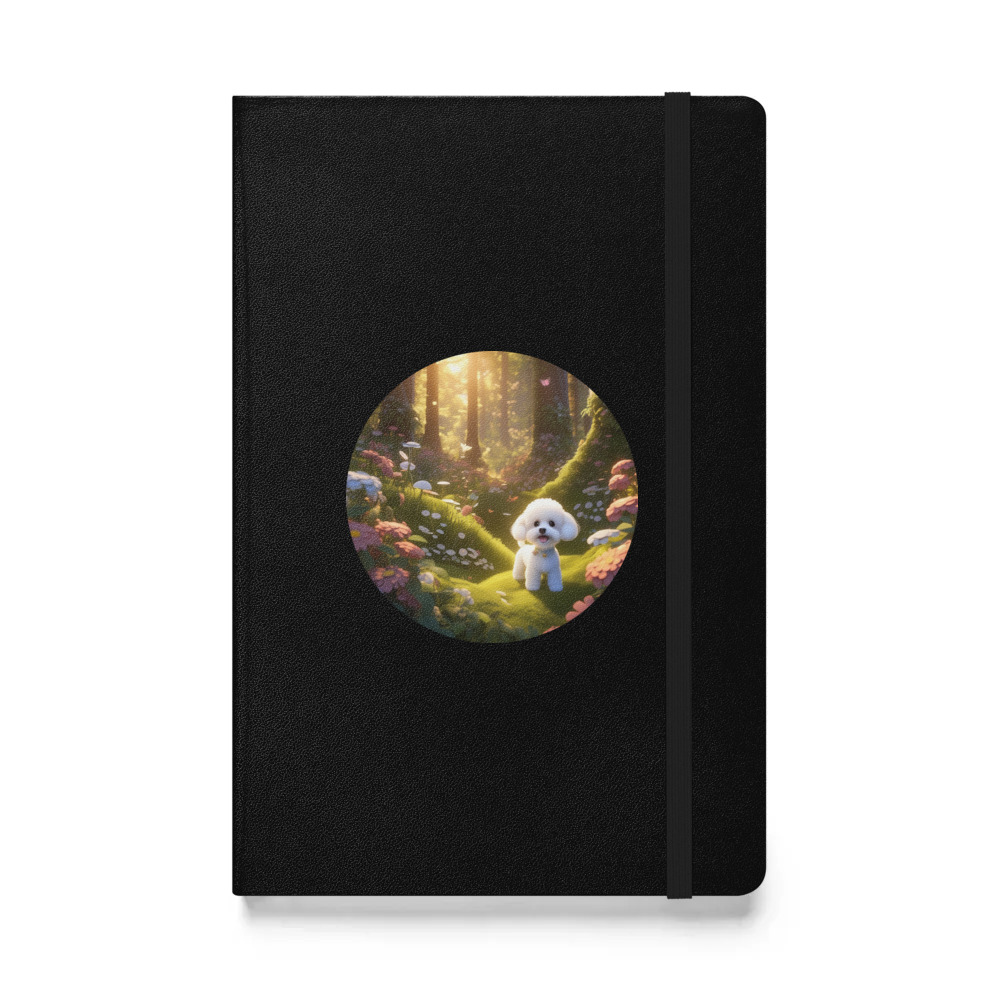 PugMug Custom Bichons Frise Hardcover Bound Notebook