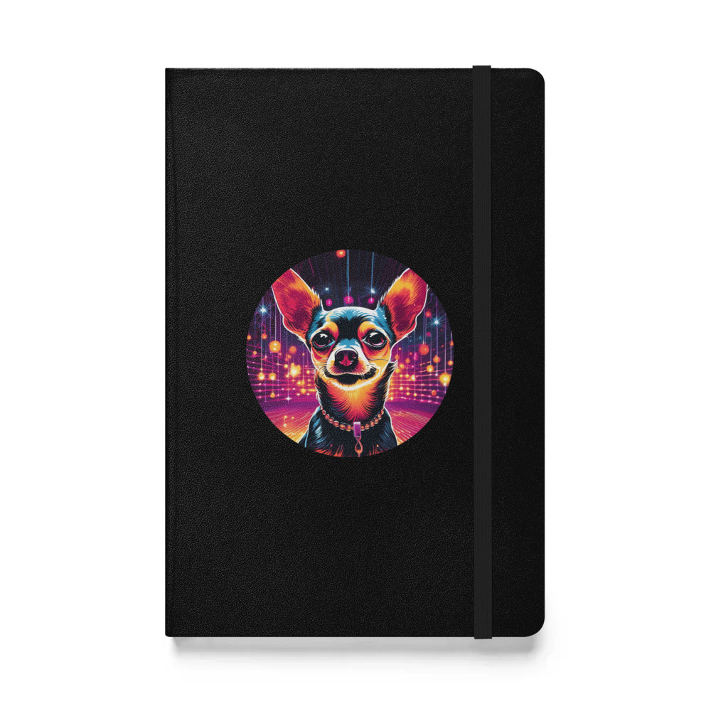 PugMug Custom Chihuahua Hardcover Bound Notebook