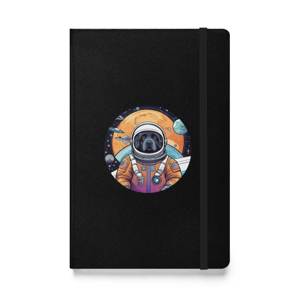 PugMug Custom Newfoundland Hardcover Bound Notebook