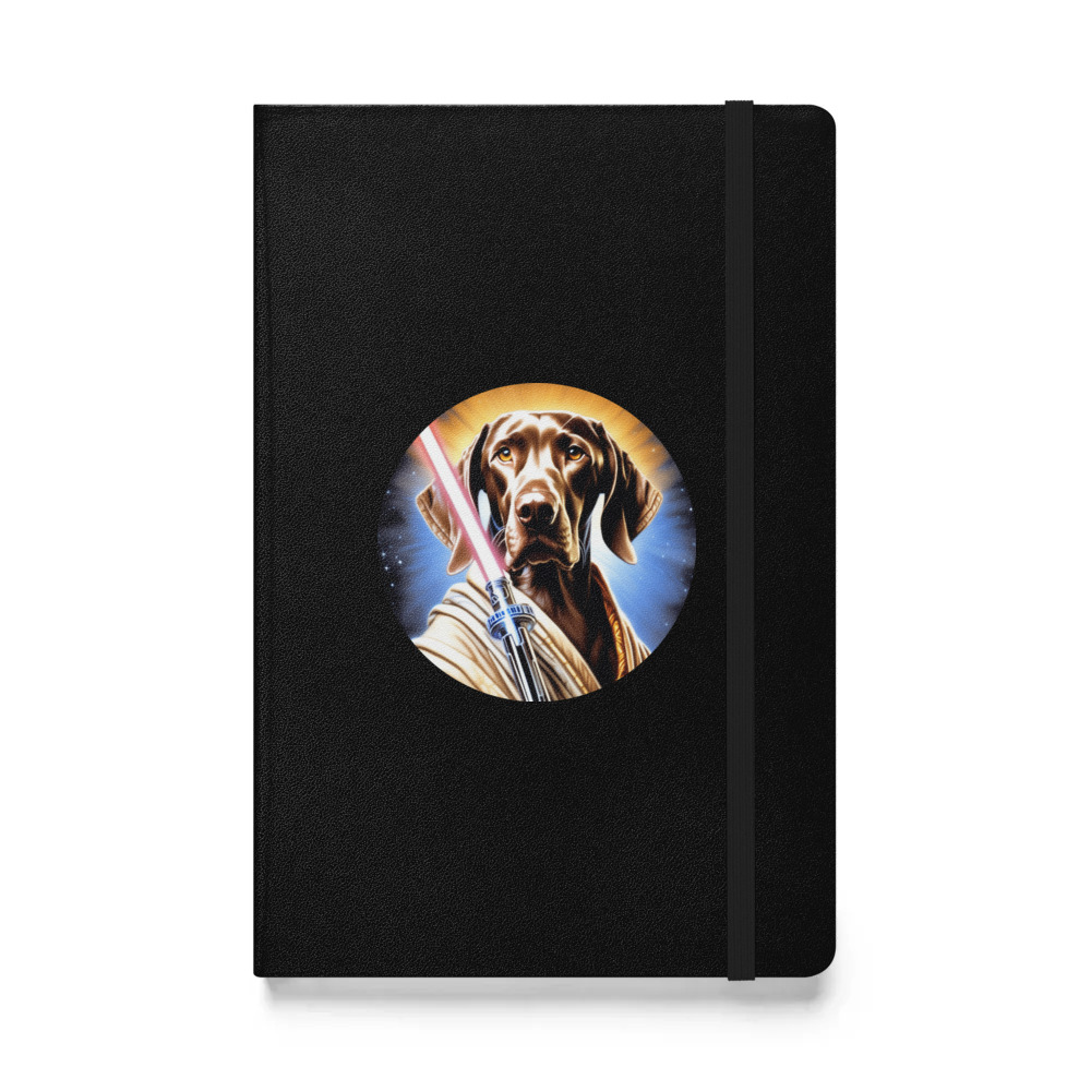 PugMug Custom Weimaraner Hardcover Bound Notebook