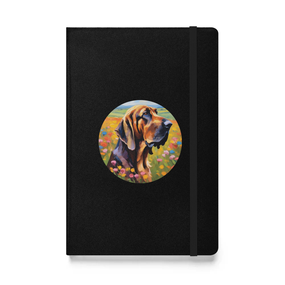 PugMug Custom Bloodhound Hardcover Bound Notebook