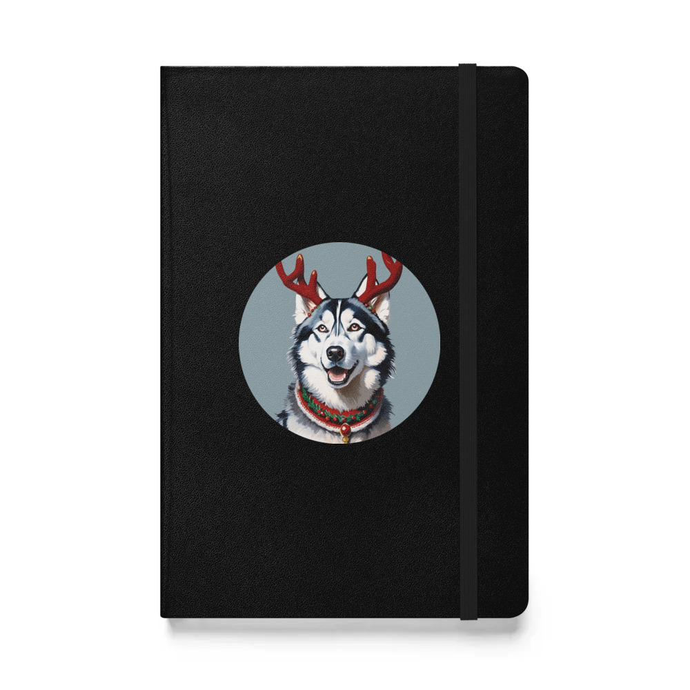 PugMug Custom Siberian Husky Hardcover Bound Notebook