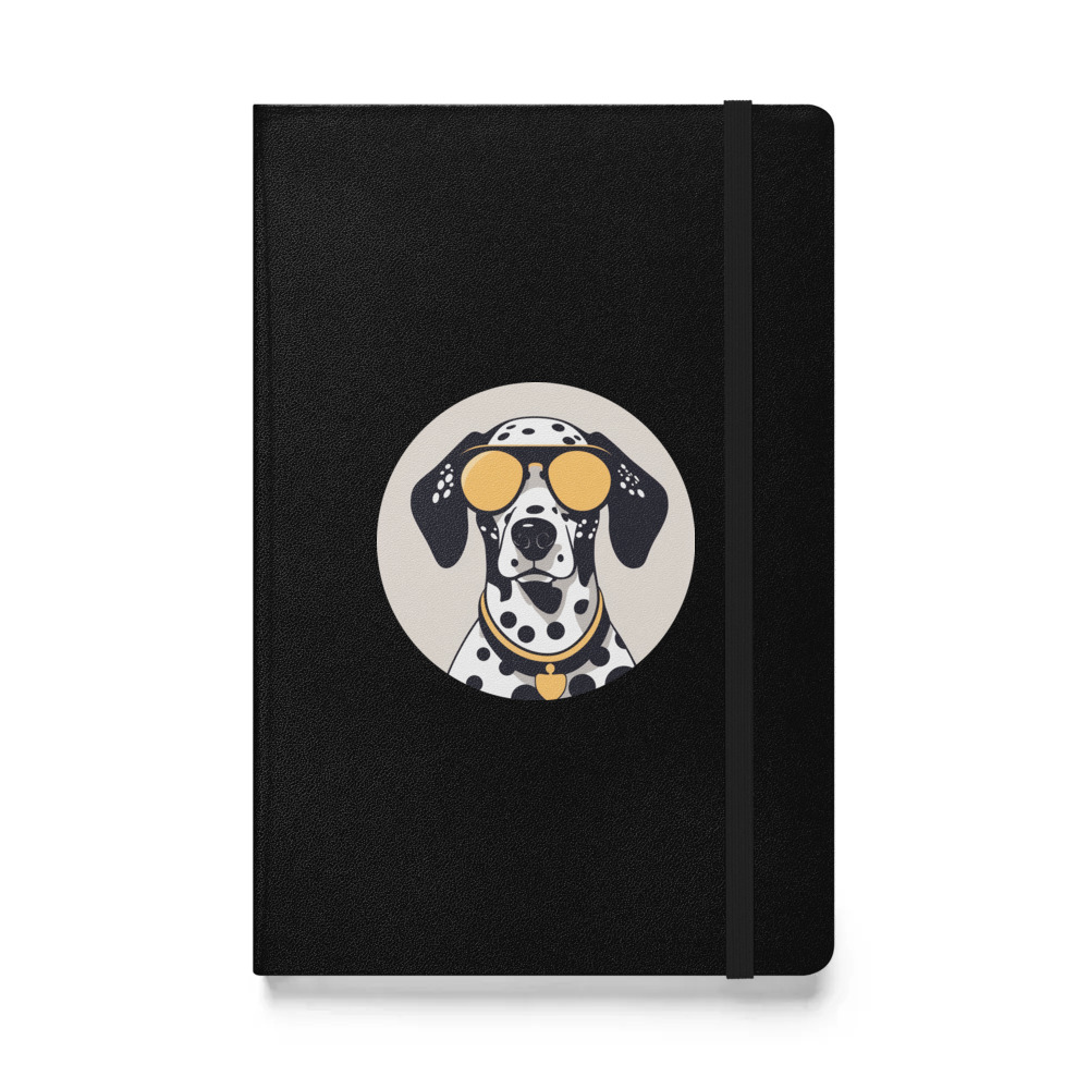 PugMug Custom Dalmatian Hardcover Bound Notebook