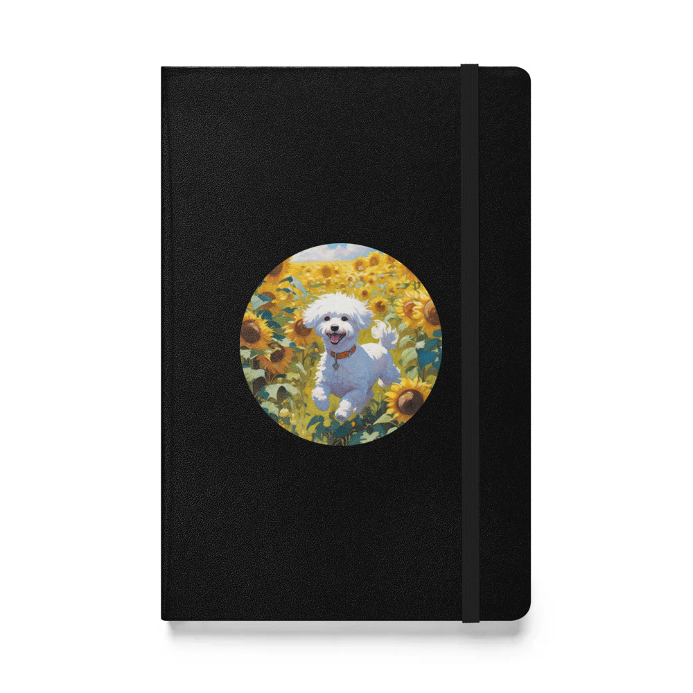 PugMug Custom Bichons Frise Hardcover Bound Notebook