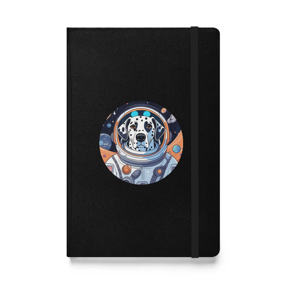 PugMug Custom Dalmatian Hardcover Bound Notebook