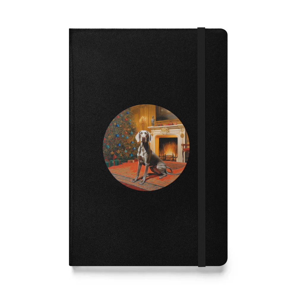 PugMug Custom Weimaraner Hardcover Bound Notebook