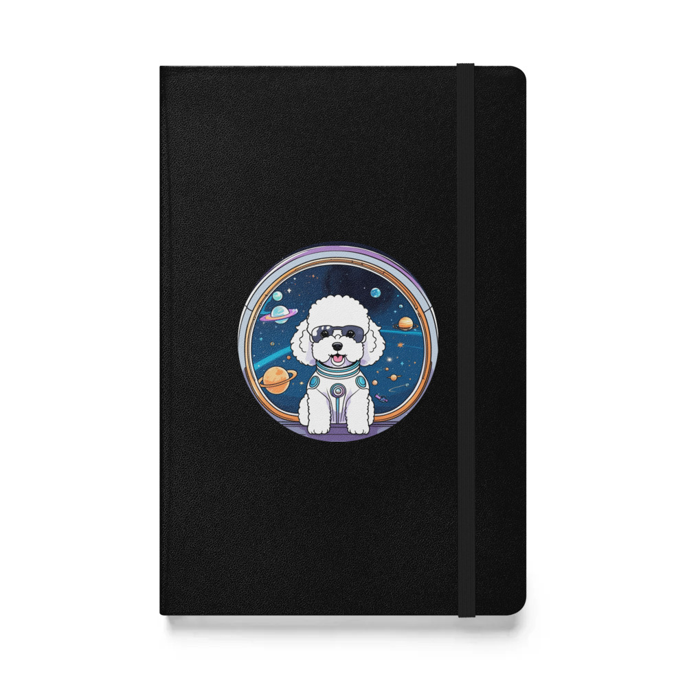 PugMug Custom Bichons Frise Hardcover Bound Notebook