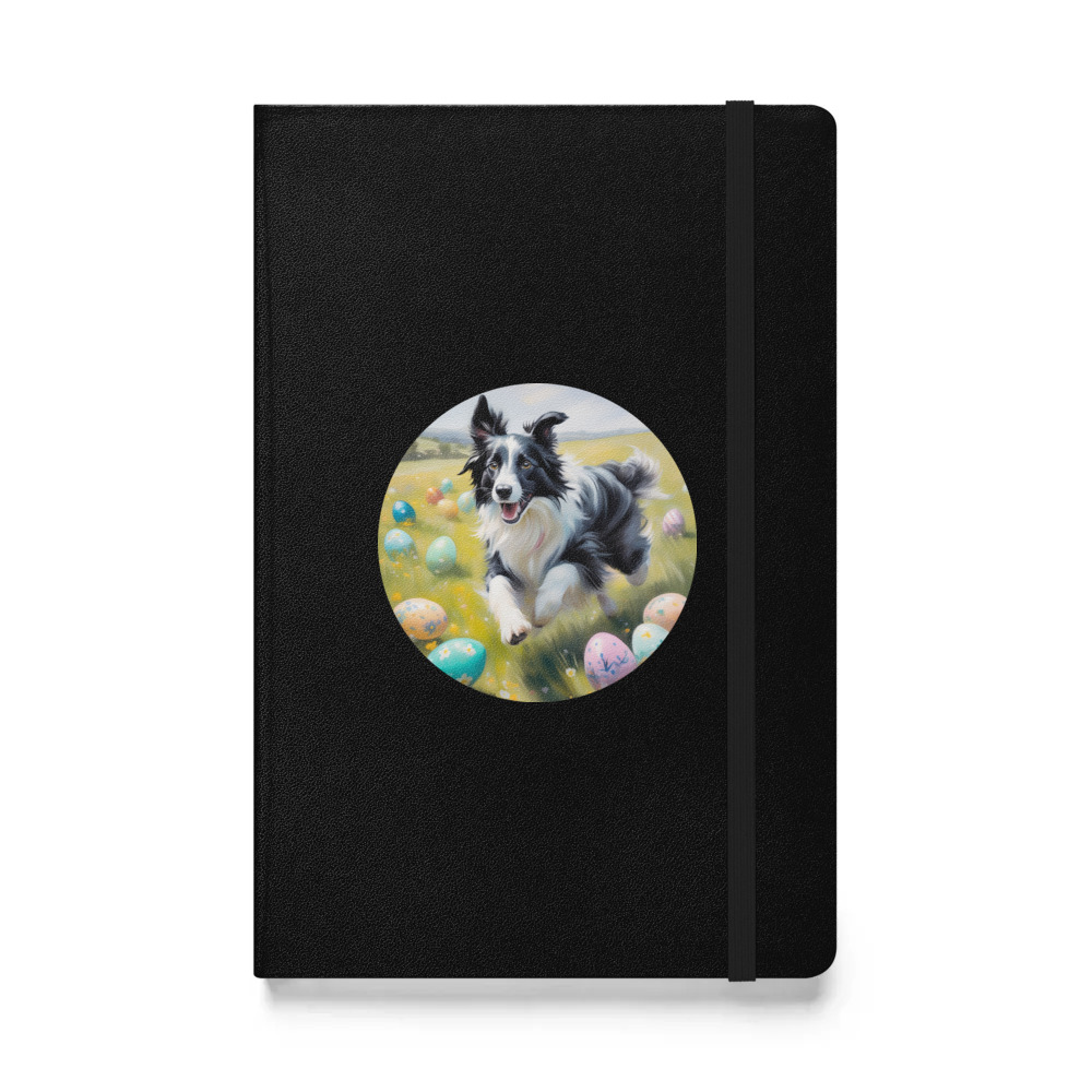 PugMug Custom Border Collie Hardcover Bound Notebook