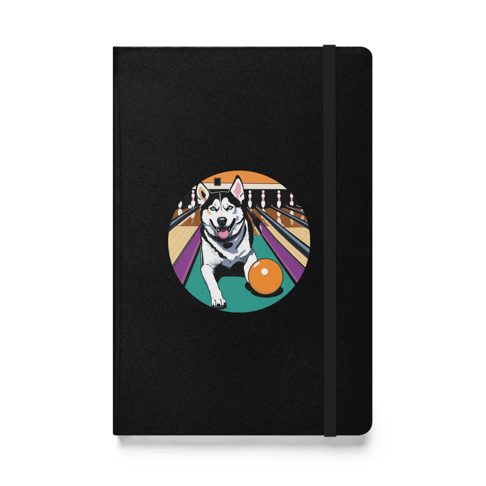 PugMug Custom Siberian Husky Hardcover Bound Notebook