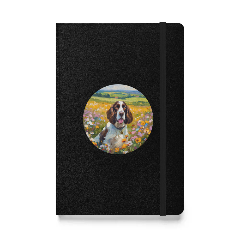 PugMug Custom English Springer Spaniel Hardcover Bound Notebook