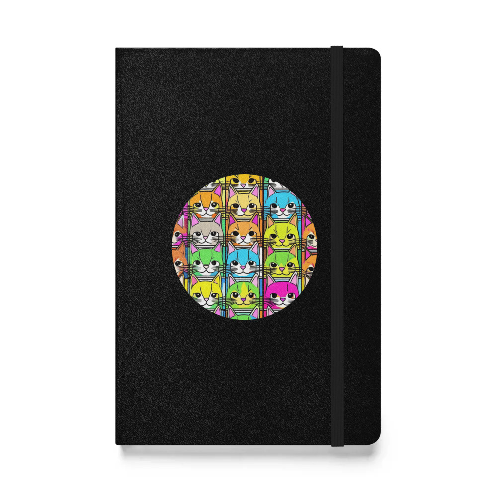 PugMug Custom Tabby Exotic Cat Hardcover Bound Notebook