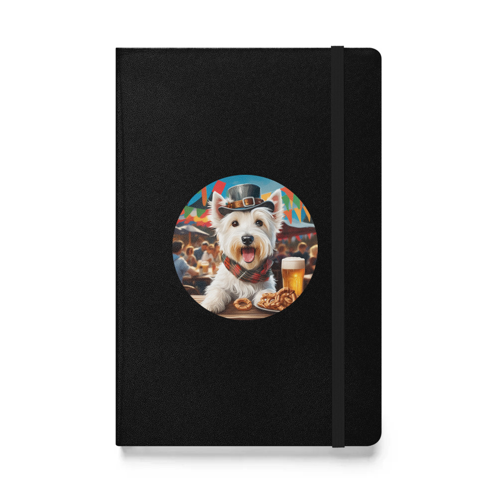 PugMug Custom West Highland White Terrier Hardcover Bound Notebook