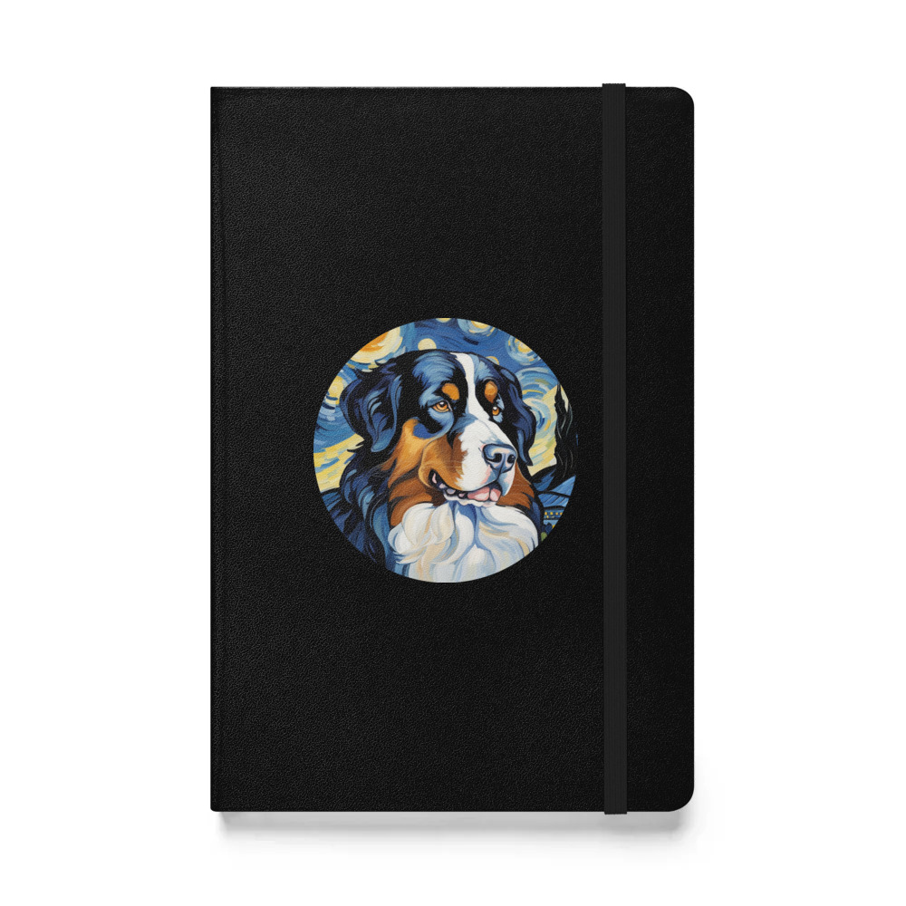 PugMug Custom Bernese Mountain Dog Hardcover Bound Notebook