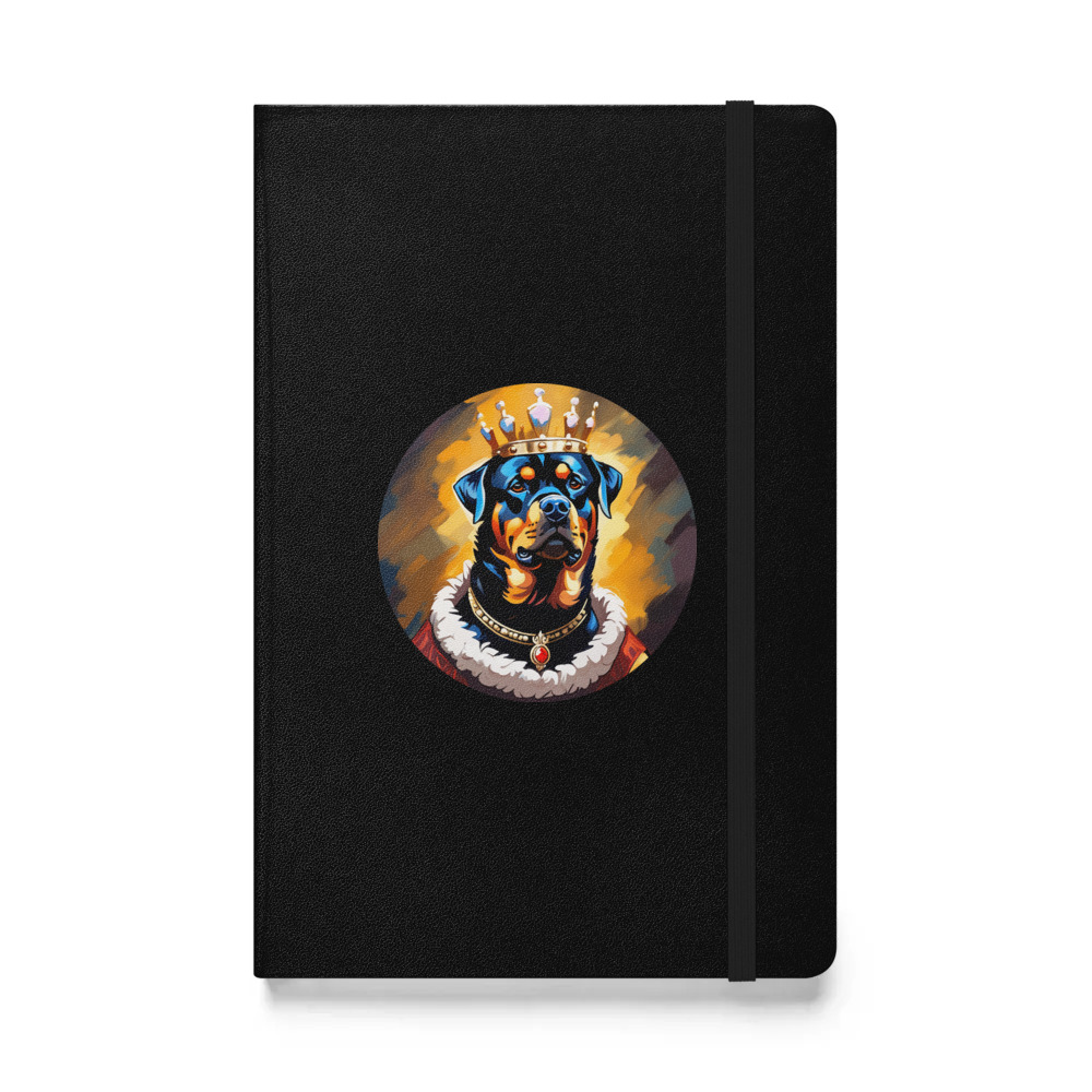 PugMug Custom Rottweiler Hardcover Bound Notebook