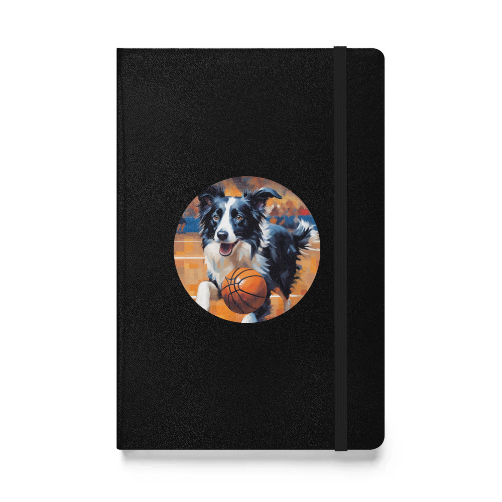 PugMug Custom Border Collie Hardcover Bound Notebook