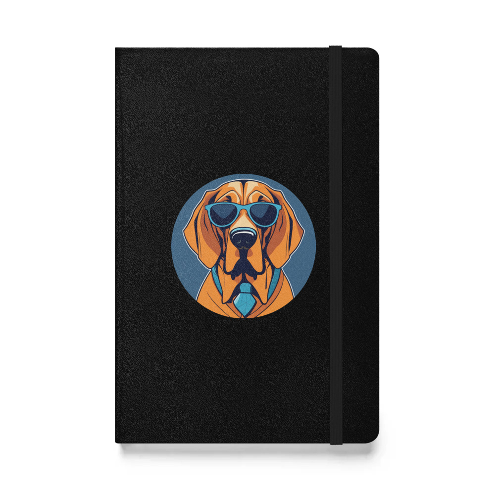 PugMug Custom Bloodhound Hardcover Bound Notebook
