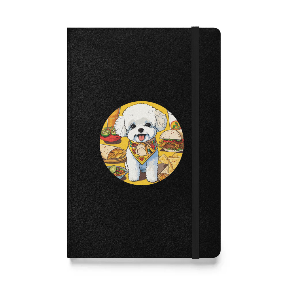 PugMug Custom Bichons Frise Hardcover Bound Notebook