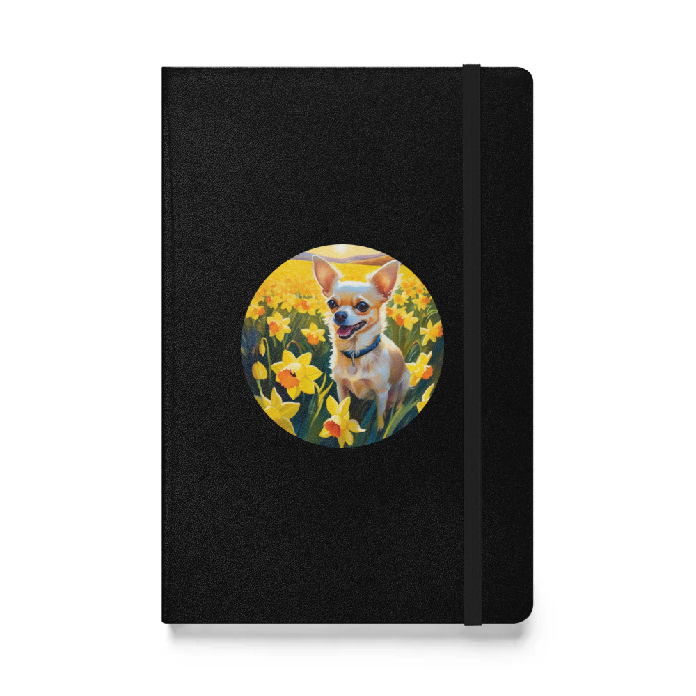 PugMug Custom Chihuahua Hardcover Bound Notebook
