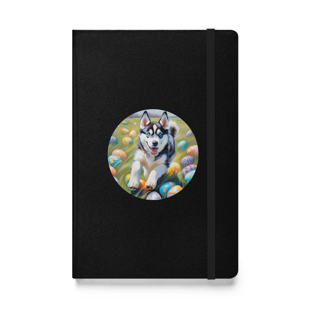 PugMug Custom Siberian Husky Hardcover Bound Notebook