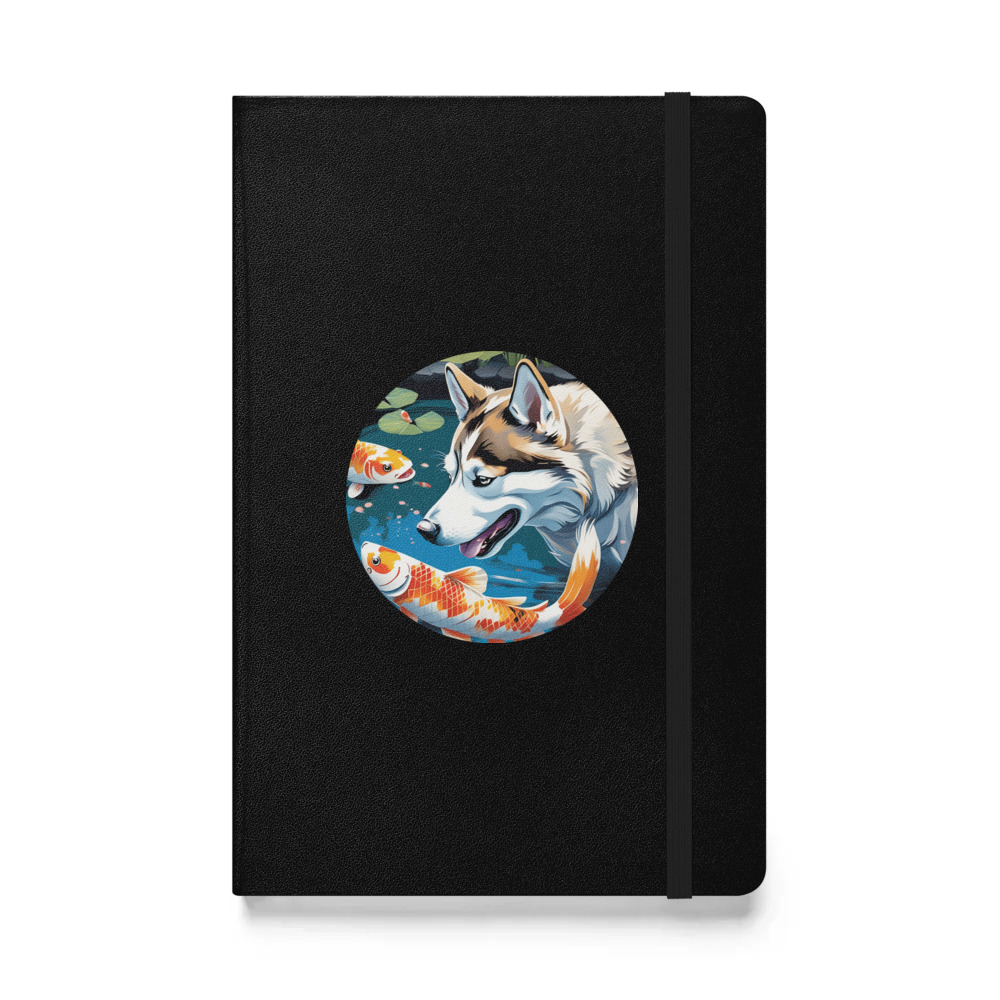 PugMug Custom Siberian Husky Hardcover Bound Notebook