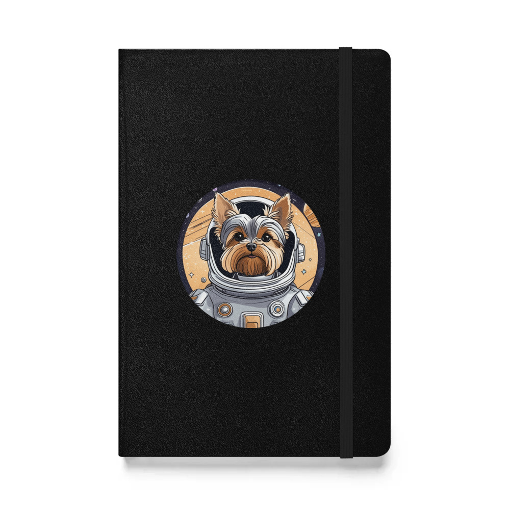 PugMug Custom Yorkshire Terrier Hardcover Bound Notebook