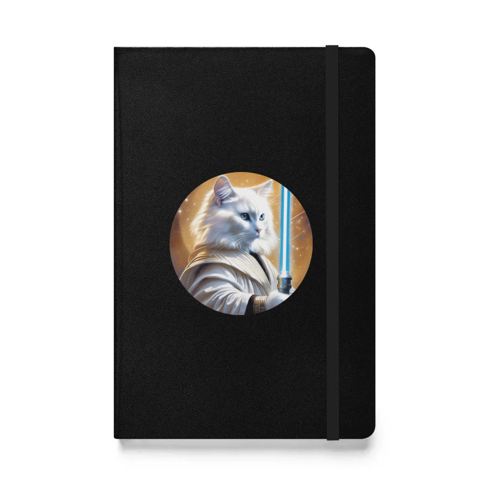 PugMug Custom White Ragdoll Cat Hardcover Bound Notebook
