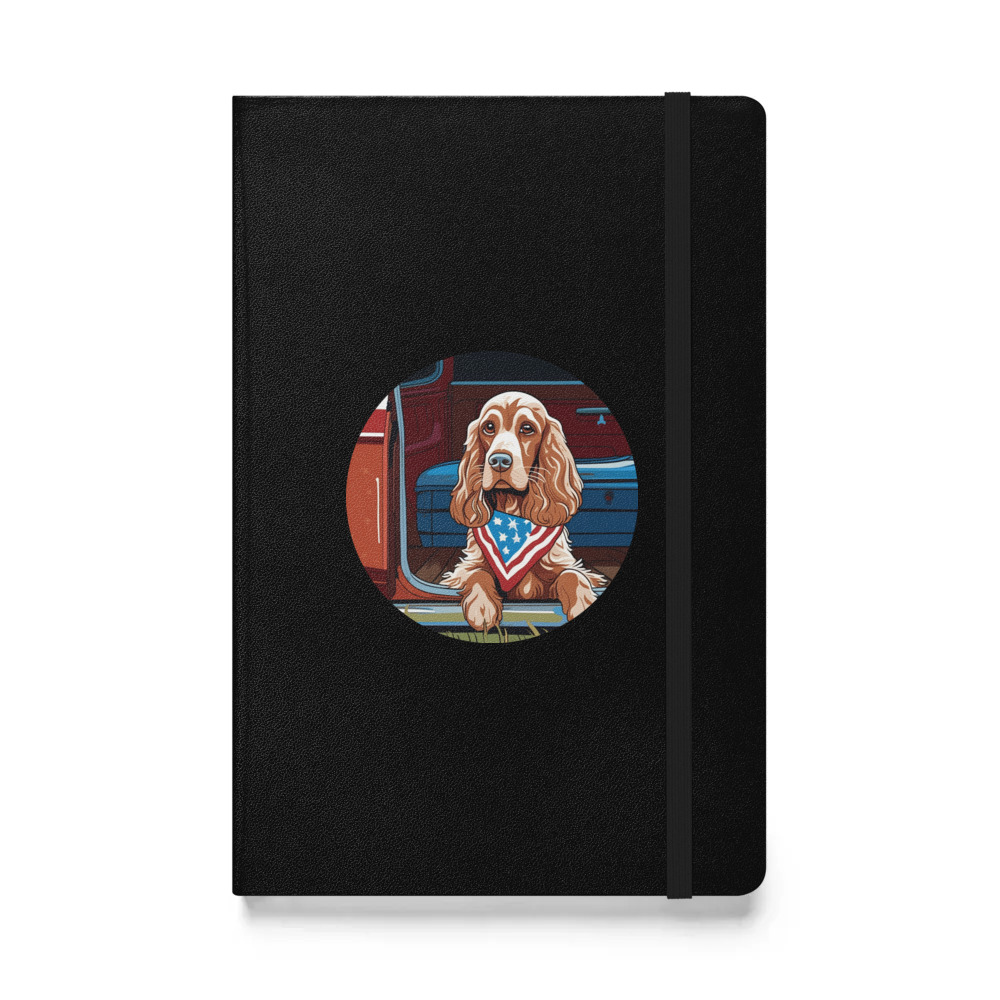 PugMug Custom Cocker Spaniel Hardcover Bound Notebook