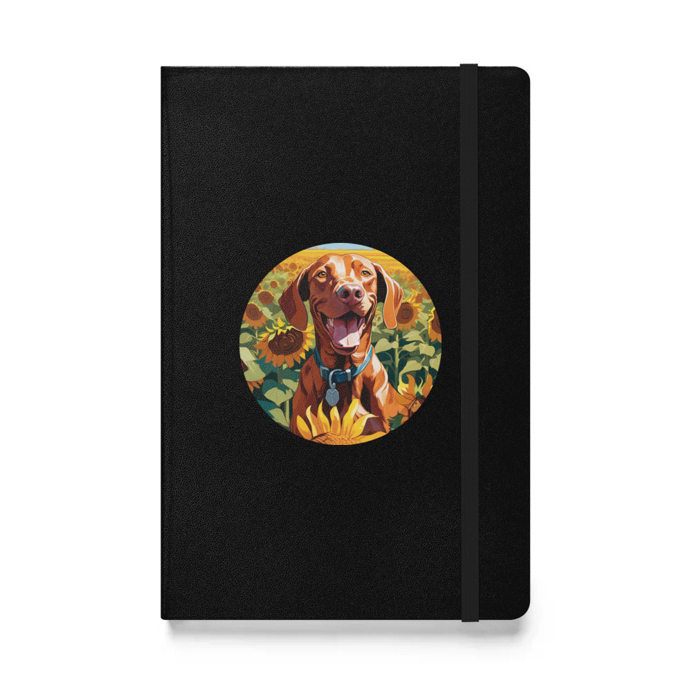 PugMug Custom Vizsla Hardcover Bound Notebook
