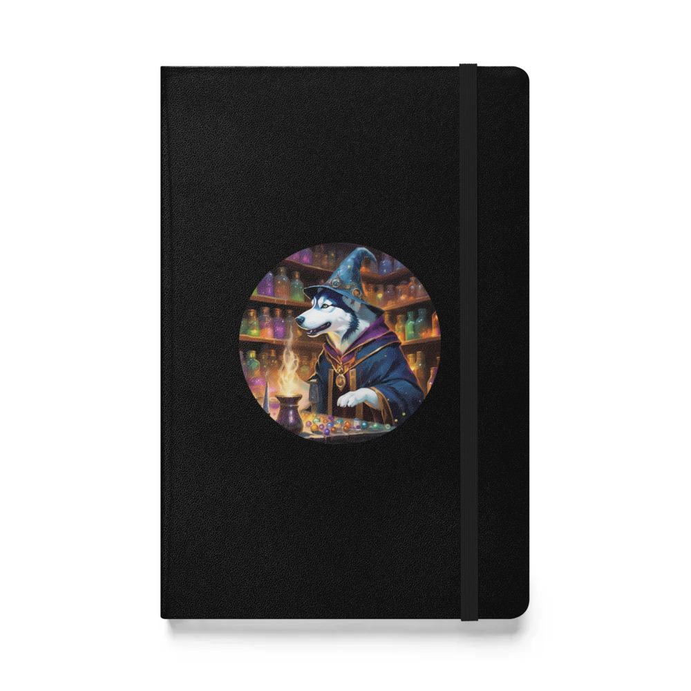 PugMug Custom Siberian Husky Hardcover Bound Notebook
