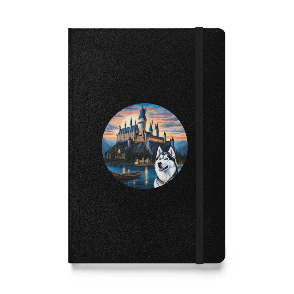 PugMug Custom Siberian Husky Hardcover Bound Notebook