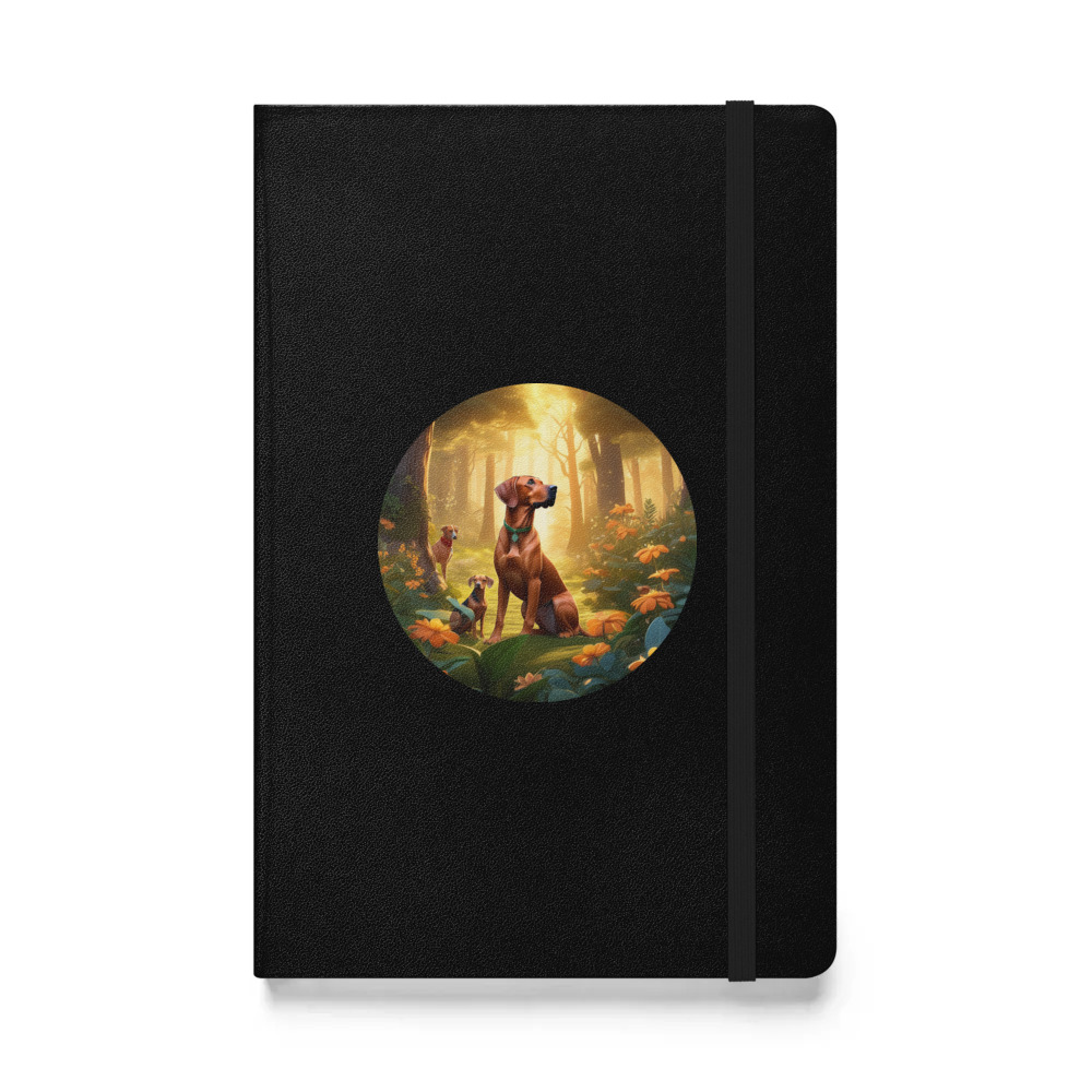 PugMug Custom Rhodesian Ridgeback Hardcover Bound Notebook