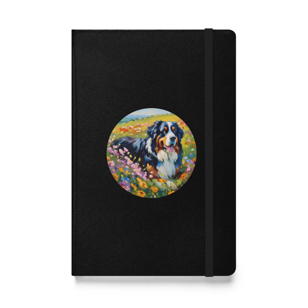 PugMug Custom Bernese Mountain Dog Hardcover Bound Notebook