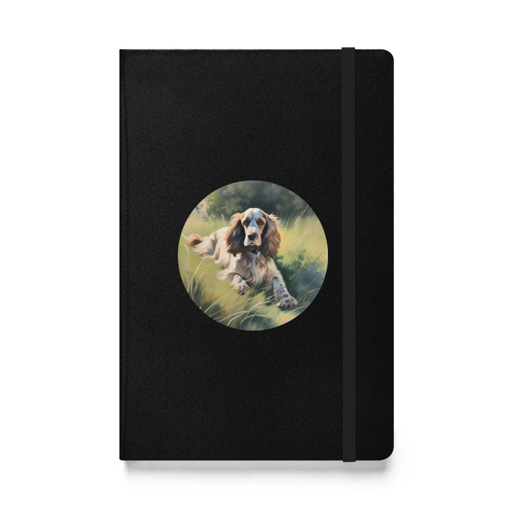 PugMug Custom English Cocker Spaniel Hardcover Bound Notebook