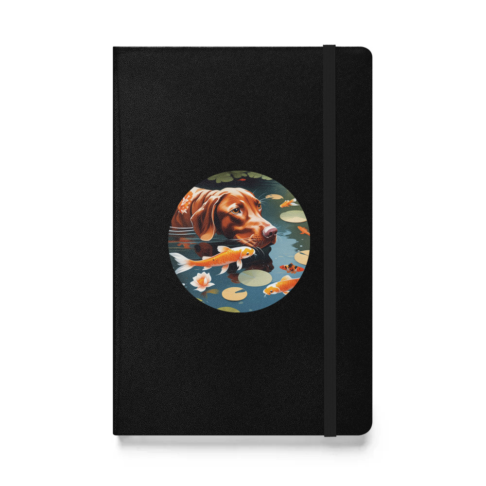 PugMug Custom Vizsla Hardcover Bound Notebook