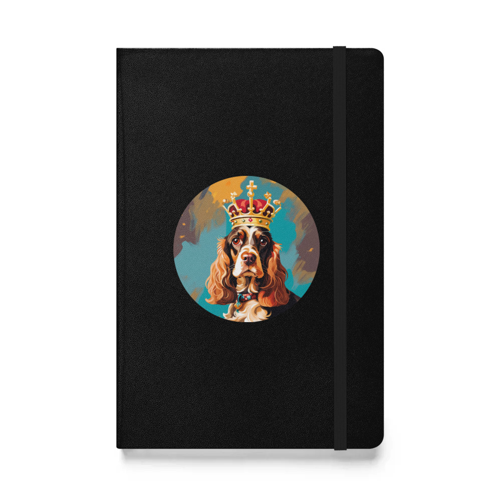PugMug Custom English Cocker Spaniel Hardcover Bound Notebook