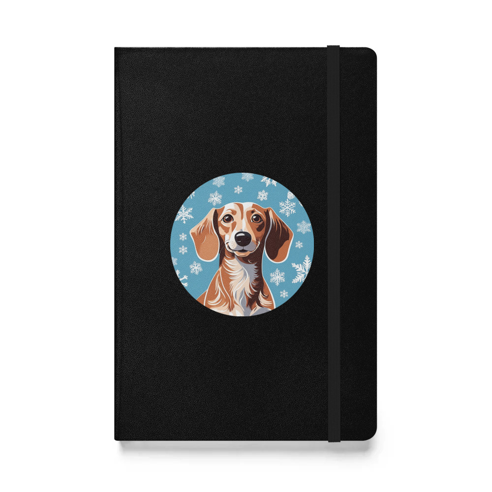 PugMug Custom Tan Dachshund Hardcover Bound Notebook