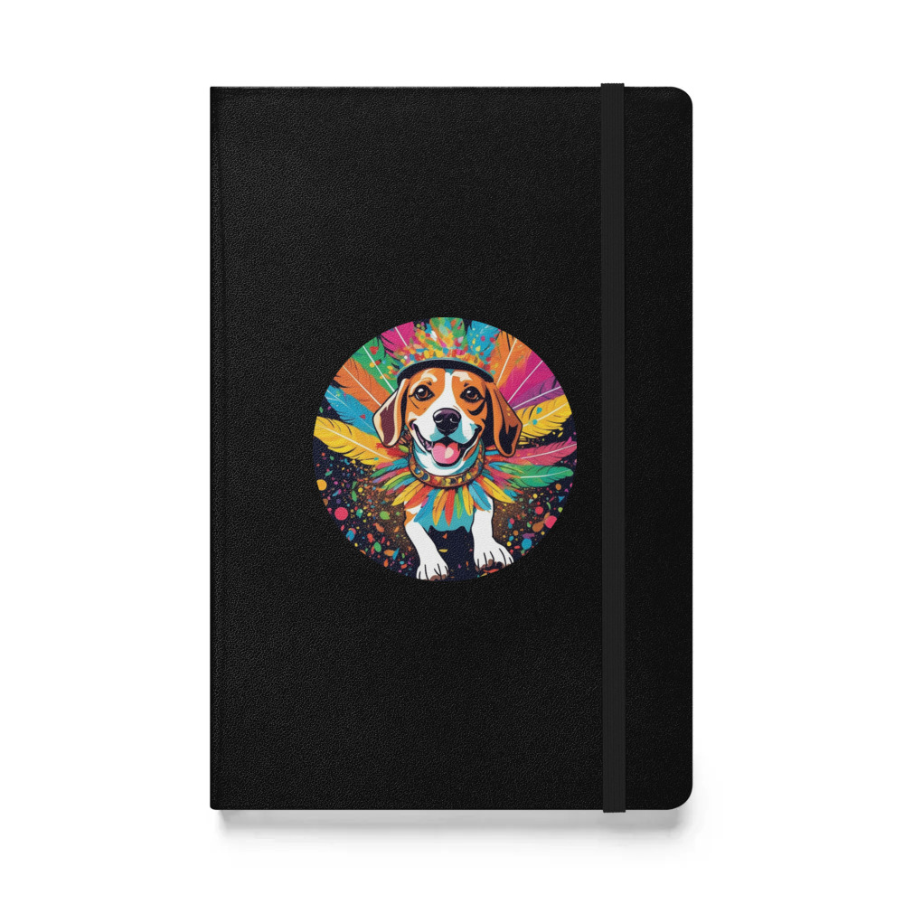 PugMug Custom Beagle Hardcover Bound Notebook