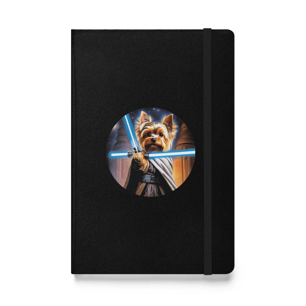 PugMug Custom Yorkshire Terrier Hardcover Bound Notebook